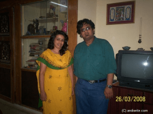 Meeting her in person for the first time